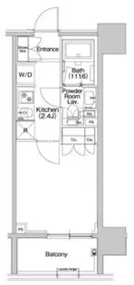 コンフォリア品川EAST【6階】の間取り