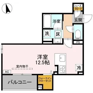 D-Grande桃井町【1階】の間取り