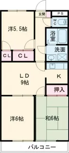 メゾン・ド・グラシューズ【2階】の間取り