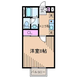 ガーデンヒルズ日吉ウエスト【1階】の間取り