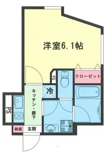 キクラス代田【1階】の間取り