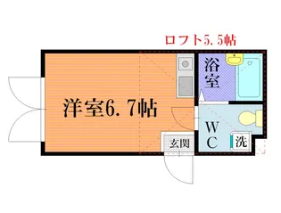 プリマ壱番館【2階】の間取り