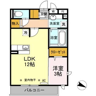 REGALO【3階】の間取り