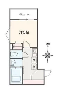 MELLAS新秋津【2階】の間取り