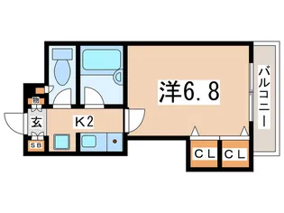 パルコ-ト幸【2階】の間取り