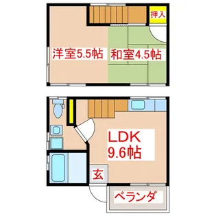 N-due A棟【1階】の間取り