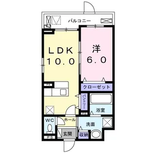 フロレゾン【1階】の間取り