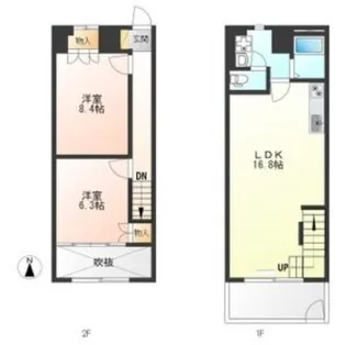 ディープインフォレスト2【2階】の間取り