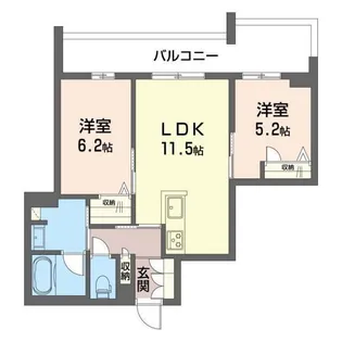 アドミラドール【3階】の間取り