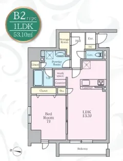 アーバンノット原宿【3階】の間取り