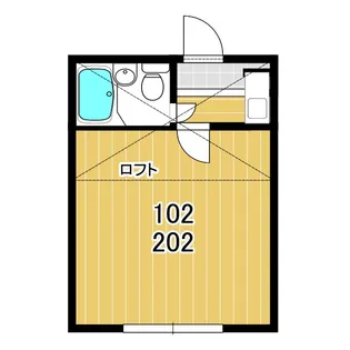 クレール恵比寿【2階】の間取り