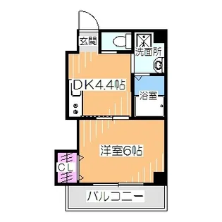 ロイヤルガーデン堺【4階】の間取り