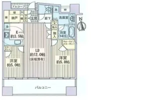 アスコットパーク新御徒町ソレイユ【3階】の間取り
