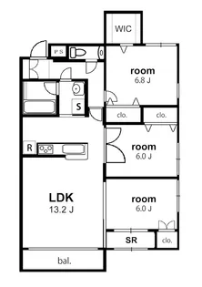 メゾン・ミニヨン【2階】の間取り