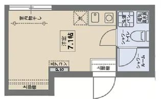 COCOFLAT武蔵小山II【2階】の間取り