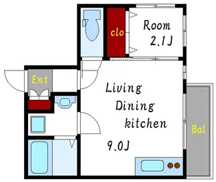 シルフィード【3階】の間取り