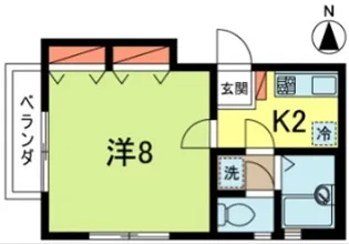 阿佐谷ユーハウス【1階】の間取り