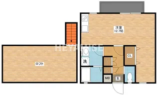 コーポ大手【2階】の間取り