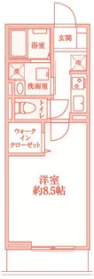 ジュネスコート【2階】の間取り