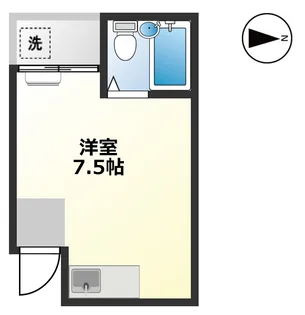 プチシャンブル紫野【3階】の間取り