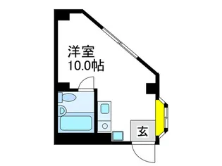 シティ-ア-ク今里【2階】の間取り