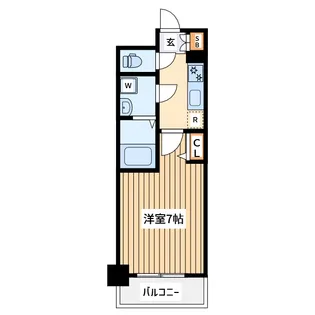エス-レジデンス横浜子安アブレスト【2階】の間取り