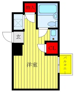 エヴェナール赤羽【1階】の間取り