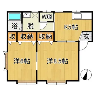 アイリッシュハウス【2階】の間取り