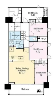 クレアホームズ千葉センタークロス【12階】の間取り
