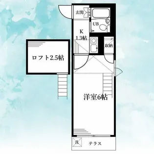 リシェス大和【1階】の間取り