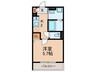 RN平野【2階】の間取り