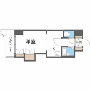 セザール琴似【9階】の間取り