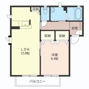 グレースコートII【2階】の間取り