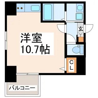 ハッピーマンション渡鹿【3階】の間取り