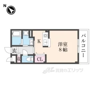 ミ・ピアーチェ【4階】の間取り