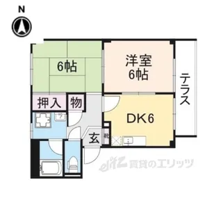 レジデンス宝積【2階】の間取り