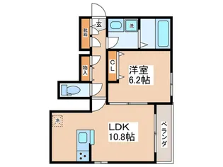 シャルム南烏山【2階】の間取り