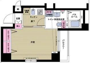 フェニックス日本橋浜町壱番館【3階】の間取り