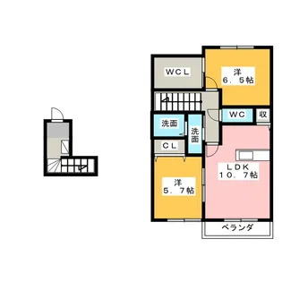 ビアンカ・パル【2階】の間取り