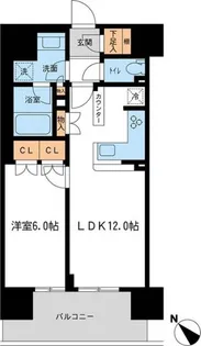 BLESS宮崎台【13階】の間取り