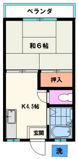 さつきハイツ【2階】の間取り