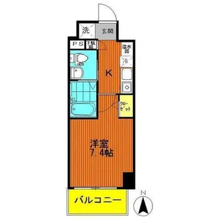 アクシーズタワー浦和岸町II【7階】の間取り