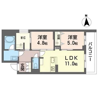 コート ボヌール【1階】の間取り