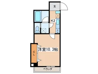 プレステージ調布【3階】の間取り