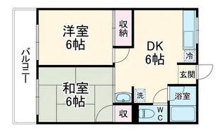トレンディ【2階】の間取り