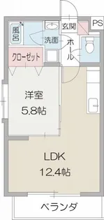 グランポレール【1階】の間取り