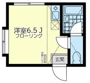 ユナイト鶴見アルべリータの瞳【1階】の間取り