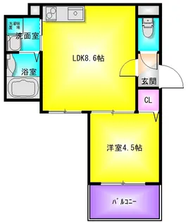MANARIO【3階】の間取り