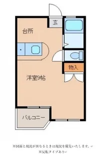 ヴィラエスポワール古来【2階】の間取り