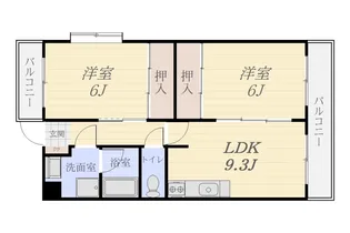 アモールヒル【1階】の間取り